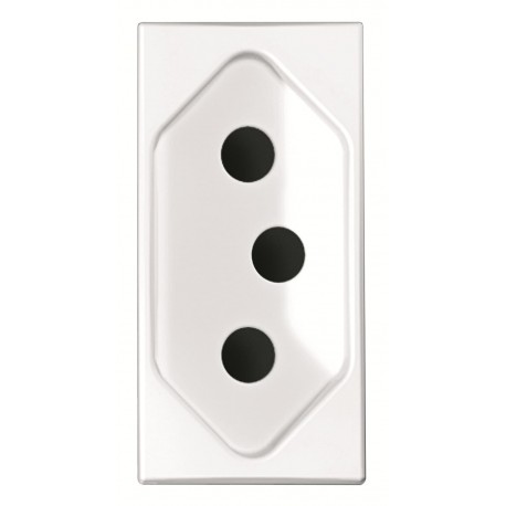 Niessen 2CLA213600N1104 Socket 2P+T 10A 1M antich. BL